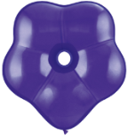6" Geo Blossom - Quartz Purple (50 count) Qualatex