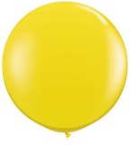 3' Round Citrine Yellow(2 count) Qualatex 