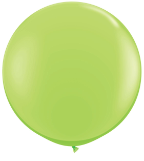 3' Round Lime Green (2 count) Qualatex 