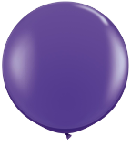 3' Round Purple Violet(2 count) Qualatex 