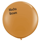 3' Round Mocha Brown (2 count) Qualatex