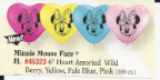 6" Heart Minnie Mouse Face  (100 Count)