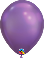 11" Round Chrome Purple (100 Count) Qualatex
