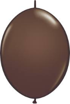 6" Qualatex Quick Links - Chocolate Brown (50 ct)