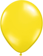 9" Round Citrine Yellow (100 count) Qualatex