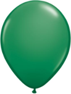 5" Round Green (100 count) Qualatex