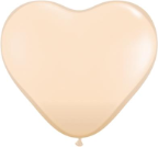 6" Heart Blush (100 count) Qualatex