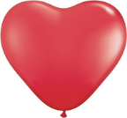 3' Heart Red (2 count) Qualatex