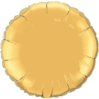 18" Round Gold Qualatex Microfoil (5 ct.)