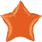 20" Orange Star Qualatex  (5ct)