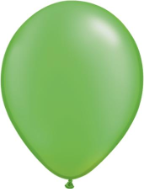 5" Round Pearl Lime Green (100 count) Qualatex