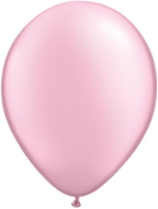 5" Round Pearl Pink (100 count) Qualatex