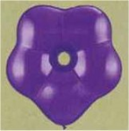 16" Geo Blossom - Quartz Purple (50ct) Qualatex