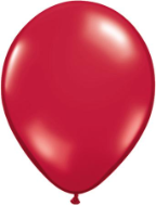 9" Round Ruby Red (100 count) Qualatex