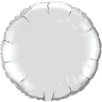 18" Round Silver Qualatex Microfoil (5 ct.)