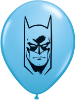 5" Round Batman Face - Pale Blue  (100 Count) (SKU: 21925)