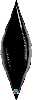 13" Microfoil Taper-Onyx Black-  Qualatex  (5 ct.) air fill (SKU: 31977)