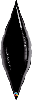 38" Microfoil Taper-Onyx Black - Qualatex (5 ct) (SKU: 31979)
