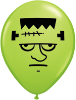 5" Round Frankenstein Face  (100 count) (SKU: 36567)