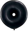 16" Geo Donut - Onyx Black  (25 count) (SKU: 37701)