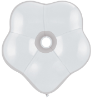 16" Geo Blossom  White (25 ct) Qualatex (SKU: 39752)
