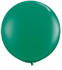 3' Round Emerald Green (2 count) Qualatex  (SKU: 43002)