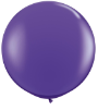 3' Round Purple Violet(2 count) Qualatex  (SKU: 82785)