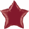 20" Burgandy Star Qualatex  (5ct) (SKU: 41533)