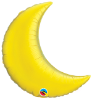 9" Crescent Moon - Citrine Yellow/Air Fill (5 ct.) (SKU: 42121)