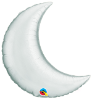 9" Crescent Moon - Silver/Air Fill (5 ct.) (SKU: 42123)