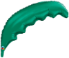36" Microfoil Palm Frond- Emerald Green  (5 ct.) (SKU: 80249)