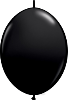 6" Qualatex Quick Links - Onyx Black (50 ct) (SKU: 90176)