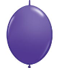 6" Qualatex Quick Links - Purple Violet (50 ct) (SKU: 90218)