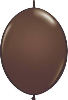 6" Qualatex Quick Links - Chocolate Brown (50 ct) (SKU: 90492)
