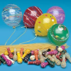 YoYo Balloons (100ct) Assortment (w clips) (SKU: 7100AC)