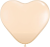 6" Heart Blush (100 count) Qualatex (SKU: 92526)