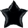 20" Onyx Black Star Qualatex (5ct) (SKU: 12617)