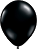 9" Round Onyx Black (100 count) Qualatex (SKU: 43675)