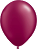 5" Round Pearl Burgundy (100 count) Qualatex (SKU: 43578)