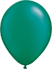 11" Round Pearl Emerald Green (100 count) Qualatex