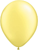 5" Round Pearl Lemon Chiffon (100 count) Qualatex (SKU: 43585)