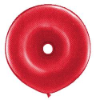 16" Geo Donut - Ruby Red (25ct) Qualatex (SKU: 39748)
