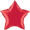 20" Ruby Red Star Qualatex (5ct) (SKU: 12626)