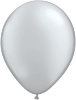 16" Round Metallic Silver (50 count) Qualatex (SKU: 43901)