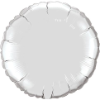 18" Round Silver Qualatex Microfoil (5 ct.) (SKU: 23145)